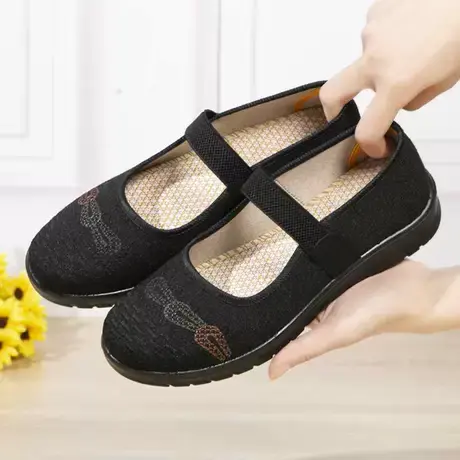老北京布鞋女春新款中老年妈妈鞋软底防滑老人鞋舒适透气奶奶单鞋商品大图