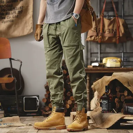 Modi Nick/摩帝尼克宽松休闲裤男士时尚潮牌百搭哈伦束脚长裤休闲商品大图