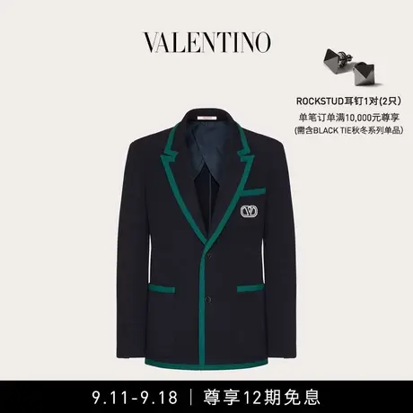 【12期免息】华伦天奴VALENTINO男士 VLOGO SIGNATURE 羊毛夹克商品大图