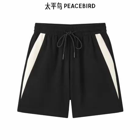 太平鸟女装2023夏季新款美式拼接运动短裤A3GCD2401商品大图