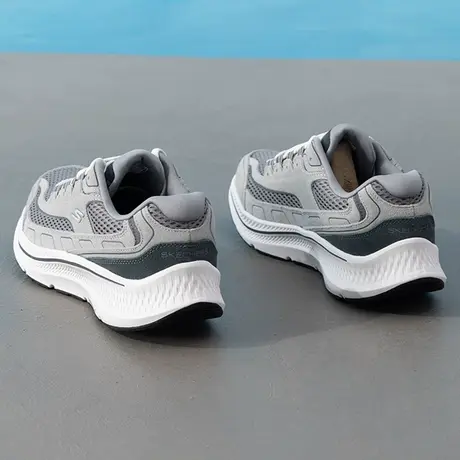 斯凯奇（Skechers）男鞋夏季新款减震厚底运动鞋防滑耐磨跑步鞋商品大图