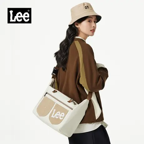 Lee官方旗舰店斜挎包大容量男生背包女学生包包单肩包通勤邮差包图片
