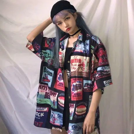 vetiver衬衫宽松心机设计感超仙女小众百搭很仙的上衣洋气雪纺夏图片