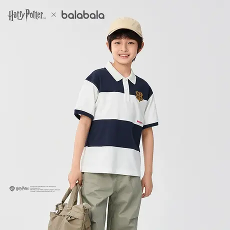 【哈利波特商场同款】巴拉巴拉童装儿童短袖T恤2025夏款POLO衫男图片