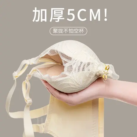 聚拢小胸显大内衣女收副乳防下垂调整型加厚无钢圈文胸罩平胸专用商品大图
