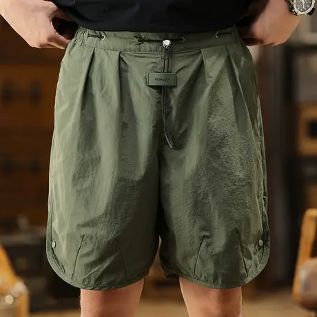 男士短裤潮流休闲夏季薄款大码直筒透气男款裤子百搭休闲五分裤商品大图