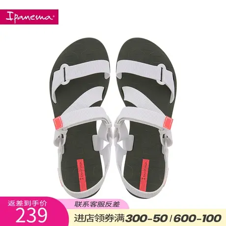 Ipanema依帕 夏季新款沙滩鞋女2022年平底魔术贴软底防滑运动凉鞋图片