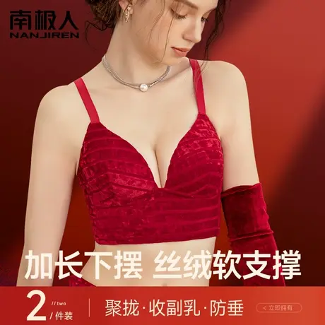 无痕内衣女聚拢小胸秋冬季2024新款爆款软支撑收副乳防下垂文胸罩图片
