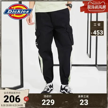 Dickies秋冬运动裤情侣 束脚休闲工装灵感长裤 舒适运动裤子商品大图