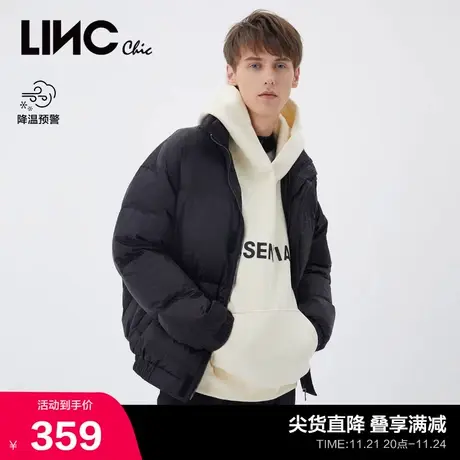 LINCCHIC金羽杰羽绒服男女同款短款羽绒服女冬季外套N21801124-1商品大图