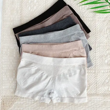 2条装 二合一防走光打底裤免穿内裤安全裤平角女棉裸穿无缝内穿图片