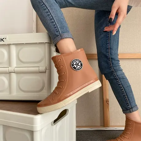 雨鞋女时尚款外穿网红防水胶鞋雨天学生可爱防水鞋低帮雨靴水鞋夏商品大图