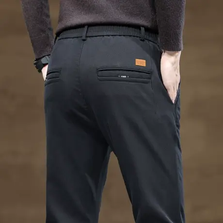 春秋款黑色西装裤春季男士商务正装西裤男装男裤修身直筒休闲裤子商品大图