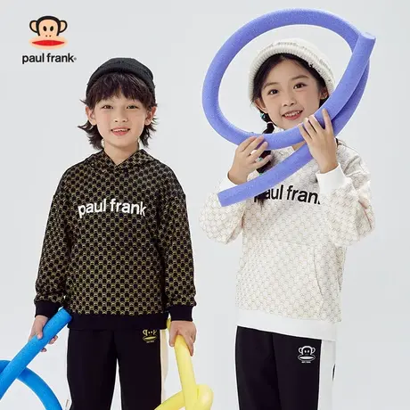 大嘴猴童装儿童连帽卫衣2024春秋款新品女童中大童上衣洋气男孩潮图片