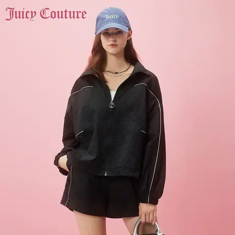 Juicy Couture橘滋2024早春日穿搭新款女装贴布绣运动女士外套图片