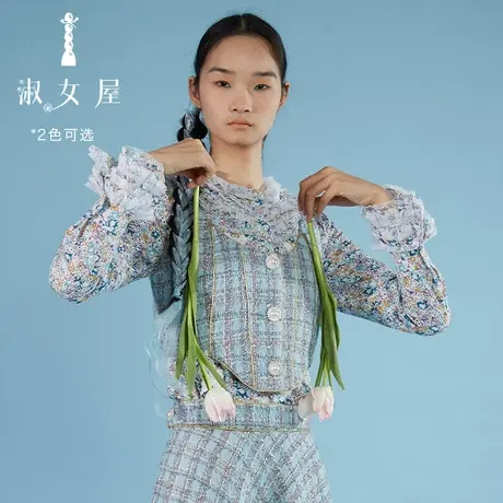 淑女屋官方旗舰店小香风马夹图片