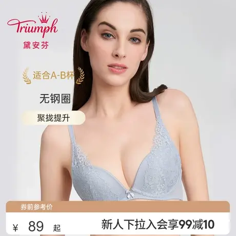 Triumph/黛安芬秋冬蕾丝小胸聚拢支撑无钢圈文胸内衣女11-1819商品大图