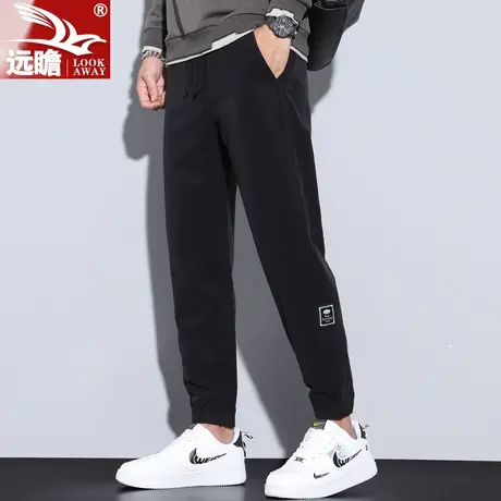 束脚工装裤秋季2022新款潮牌百搭运动裤男士秋冬宽松抗皱休闲裤子商品大图