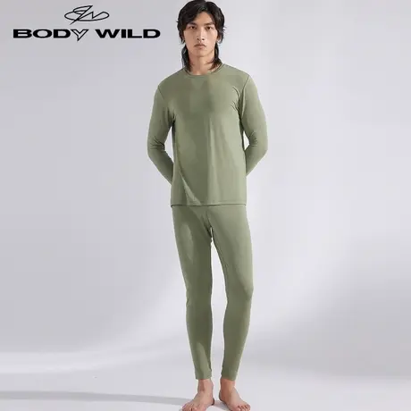 BODYWILD宝迪莫代尔秋裤男士保暖裤轻薄保暖长裤男秋冬ZBN73WJ1图片