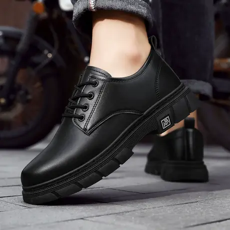 雨鞋男款潮流外穿厚底厨房防滑鞋秋季男士劳保专用防水鞋工装雨靴商品大图