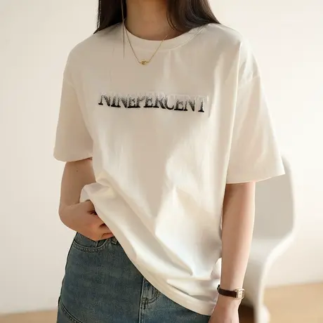 【清仓特价仅需59元】嘉茱莉新款圆领休闲印花短袖T恤女夏上衣女图片