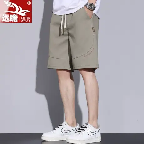 男士休闲短裤男夏季薄款潮牌速干运动外穿卫裤男士宽松五分中裤子商品大图