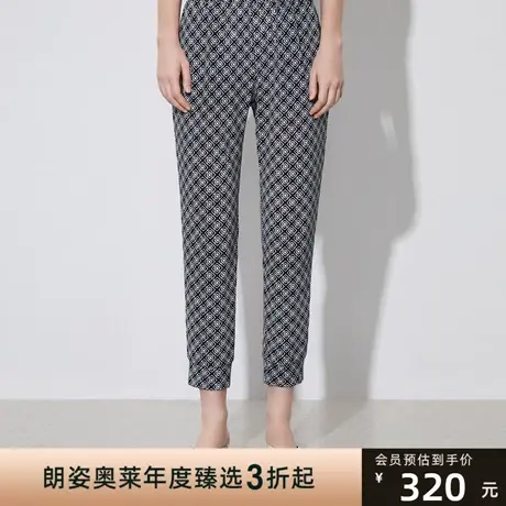 Lancy/悦朗姿女夏新款休闲高腰小脚裤子女商场同款专柜正品商品大图