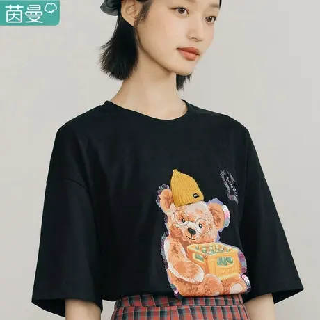 茵曼旗舰店半身裙女百褶裙2023年春季新款复古显瘦修腰短裙A字裙图片