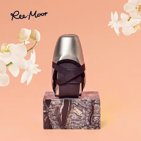 REEMOOR睿慕经典热卖款式芭蕾舞软底蛋卷鞋浅口方头鞋子女图片
