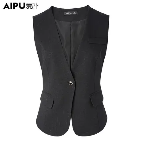 【直播专享】大码女装胖MM2023年新款时尚气质优雅简约显瘦马甲图片