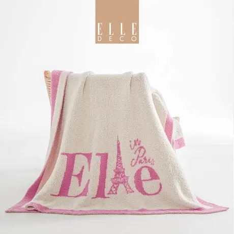 ELLE DECO半边绒毯办公室宿舍午睡毯沙发盖毯春秋季四季毛毯子商品大图