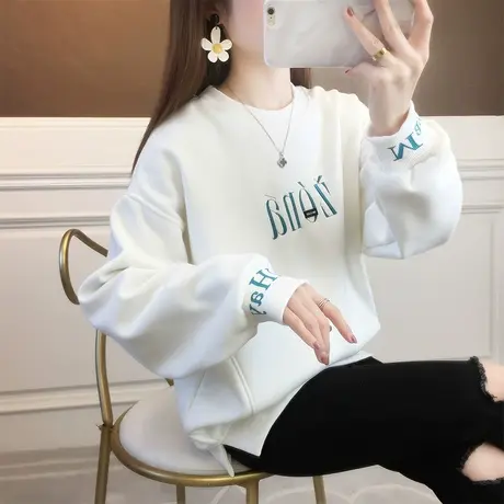 早春装卫衣女春秋季韩版宽松设计感小众小个子薄款ins上衣外套潮商品大图