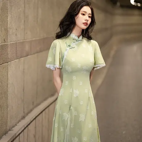 小个子洋装法式小礼服旗袍年轻款夏平时可穿小香风气质高端连衣裙商品大图