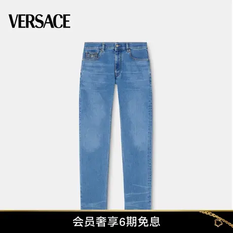 【春夏新品】VERSACE/范思哲 男士修身牛仔裤图片