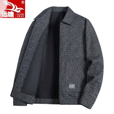 外套春秋装上衣中年男士2023新款秋季衣服中老年爸爸行政夹克男款商品大图