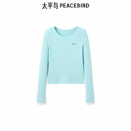 太平鸟女装年秋冬新款百搭打底衫A3EEE4154商品大图