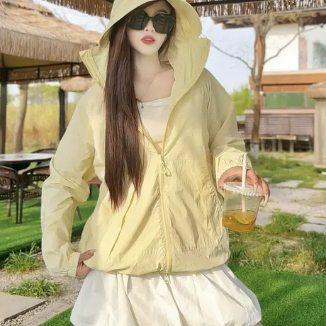 2025夏装防晒衣男女款夏季外穿轻薄款户外宽松透气防晒服外套上衣图片
