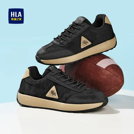 HLA/海澜之家男鞋春夏新款休闲鞋轻便透气时尚跑步鞋舒适运动鞋男商品大图