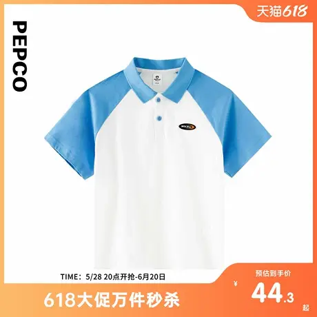 小猪班纳童装2025夏装新款儿童POLO衫中大童男童短袖翻领上衣男孩图片