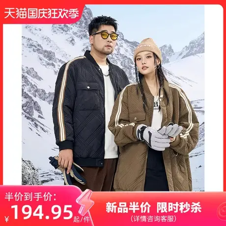 黑劲大码工装棉衣外套男士冬季加肥加大潮流保暖防寒胖子休闲夹克图片