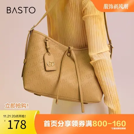 百思图奥莱2023秋季新款商场同款大容量托特包单肩包女X2996CX3图片