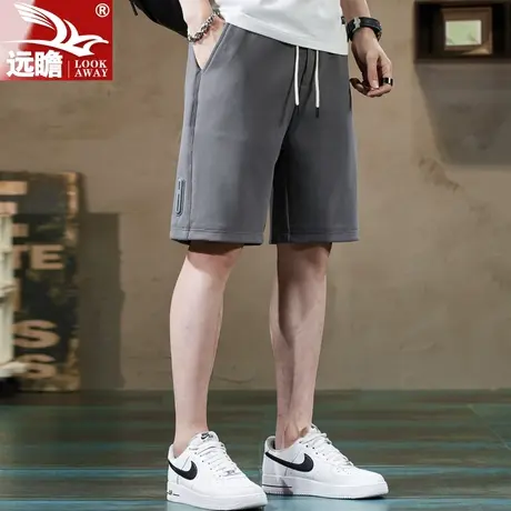 夏天五分裤夏季薄款冰丝透气百搭直筒短裤潮流宽松休闲简约男裤子商品大图