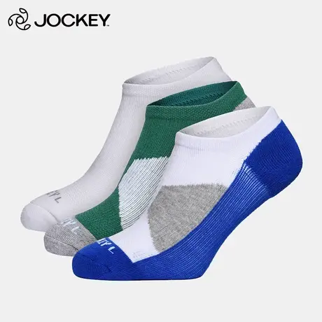 6双装JOCKEY居可衣男士船袜舒适透气排汗吸棉质短袜运动薄款夏季图片