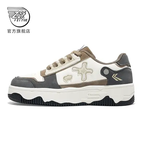 feiyue/飞跃休闲鞋2025春季款撞色低帮板鞋复古国潮拼接女鞋996商品大图