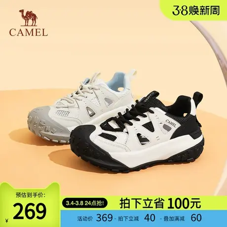 骆驼女鞋2024春季新款运动鞋女款百搭休闲鞋户外防滑休闲低帮鞋商品大图