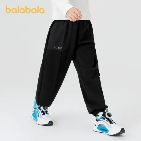 巴拉巴拉男童工装裤大童宽松束脚裤儿童休闲裤子2024秋装新款童装商品大图