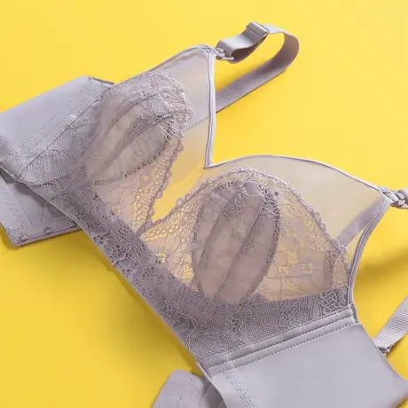 哺乳内衣聚拢防下垂超薄款大胸显小孕妇怀孕期专用产后喂奶文胸女商品大图