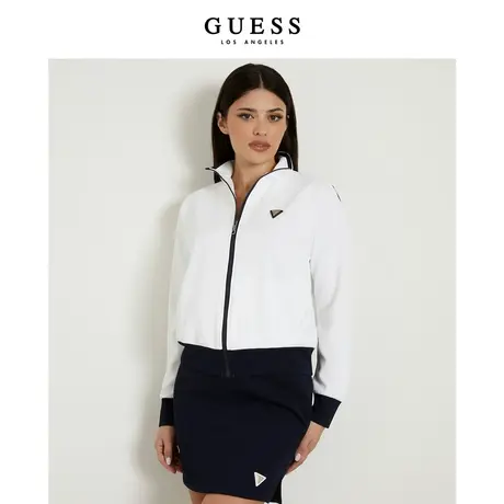 GUESS女士时尚撞色简约logo运动上衣-V4GQ02KBFB2商品大图
