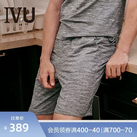 安莉芳旗下IVU男士棉麻五分短裤休闲可外穿家居裤UF00031图片