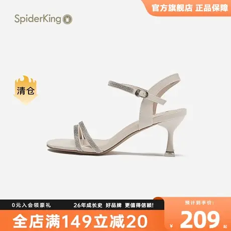 蜘蛛王2023年今年新款凉鞋女新款凉鞋女款高跟鞋冬季时装凉鞋商品大图